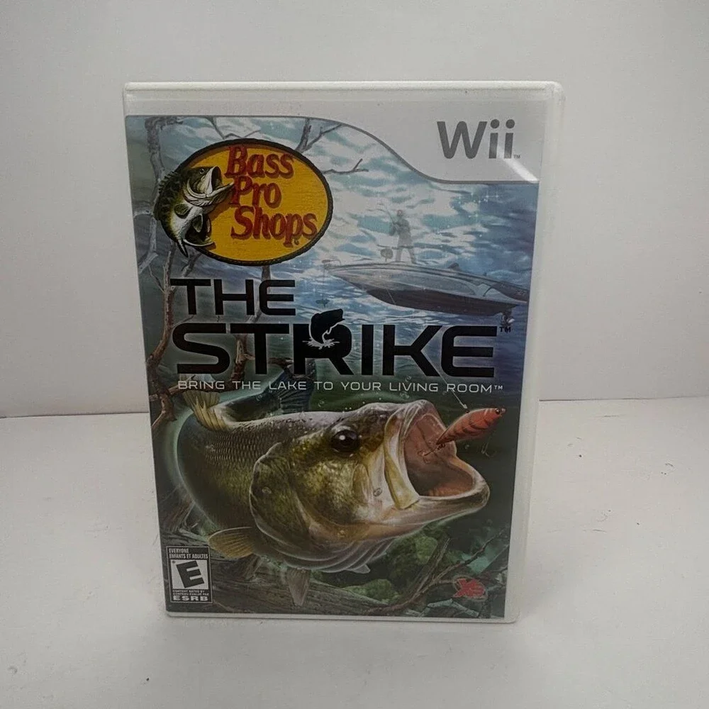 Bass Pro Shops The Strike (Nintendo Wii, 2009) Complete W/ Manual